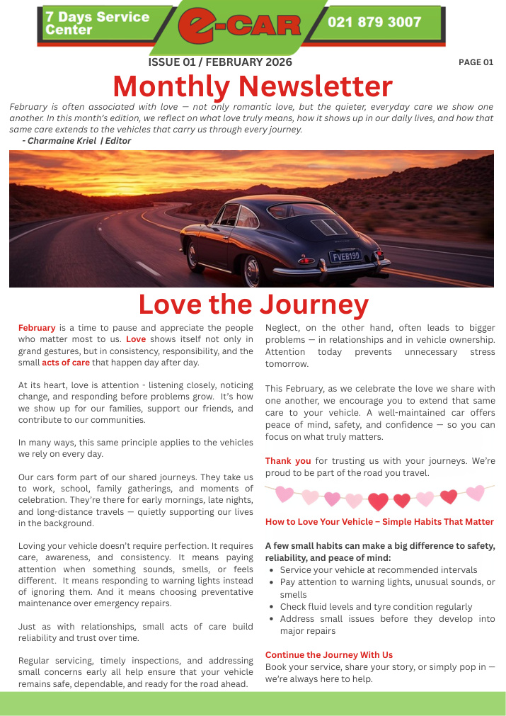 February newsletter preview